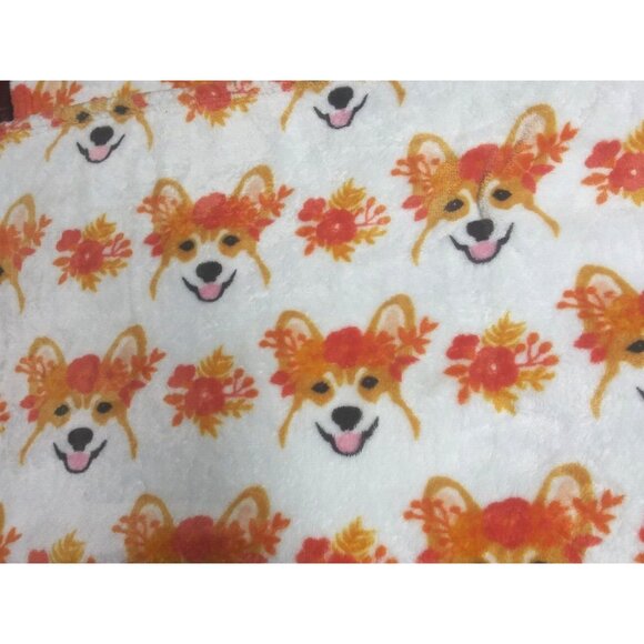 Sleeping Partners Plush Blanket Throw Dog-print Soft 50" x 70" puppy dog-lovers - Picture 5 of 8